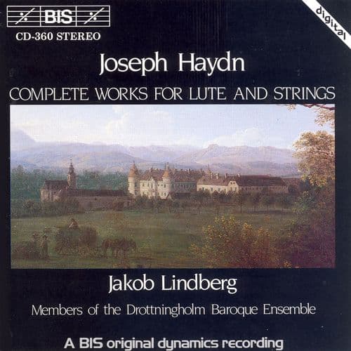 Album cover art for Haydn: Complete Works for Lute and Strings