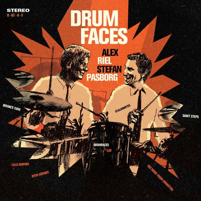 Album cover art for Drumfaces