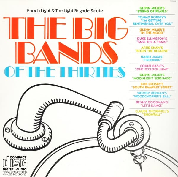 Album cover art for The Big Bands of the Thirties
