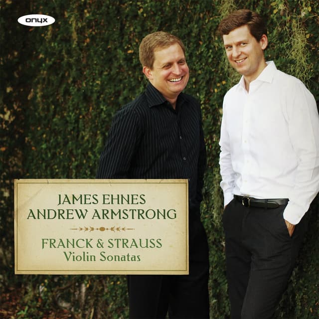 Album cover art for Franck & Strauss: Violin Sonatas