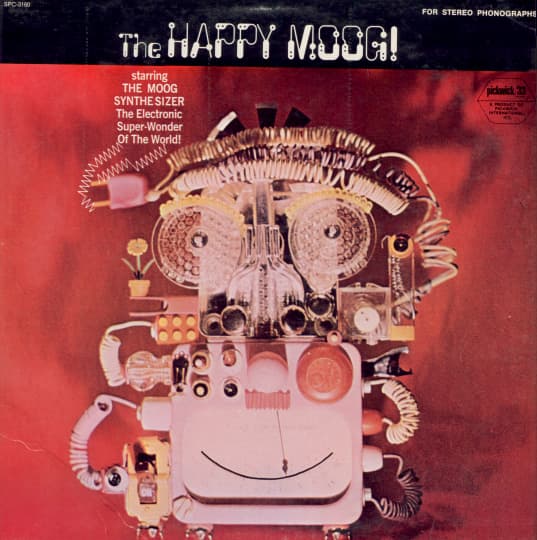 Album cover art for The Happy Moog!