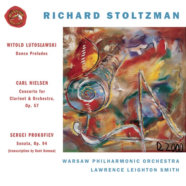 Album cover art for Clarinet Concertos
