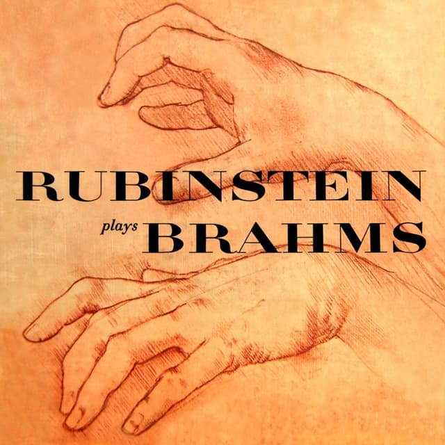 Album cover art for Rubinstein Plays Brahms