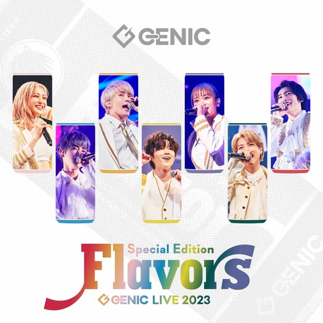 Album cover art for GENIC LIVE 2023 -Flavors- Special Edition