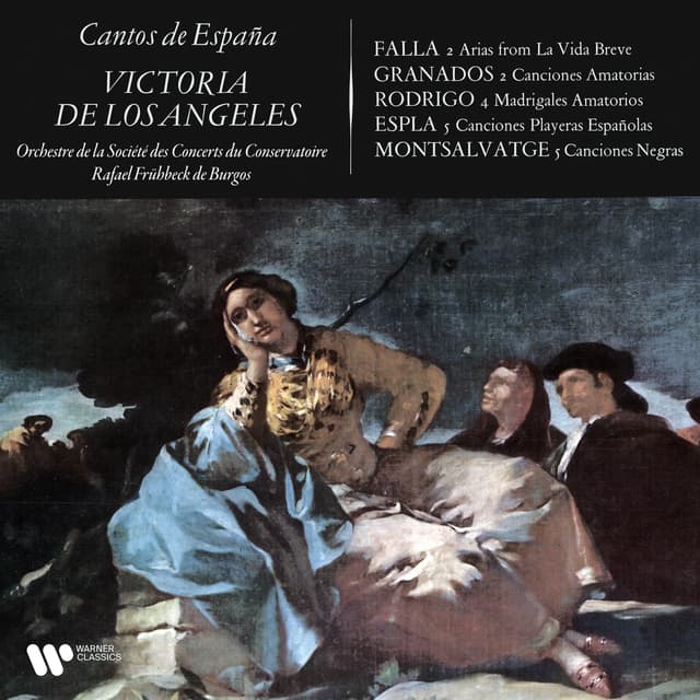 Album cover art for Cantos de España: Falla, Granados, Rodrigo, Esplá & Montsalvatge