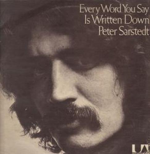 Album cover art for Every Word You Say Is Written Down