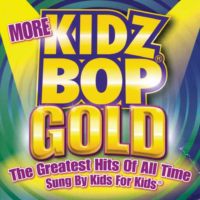 Album cover art for More Kidz Bop Gold