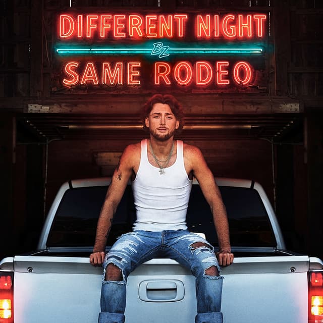 Album cover art for Different Night Same Rodeo