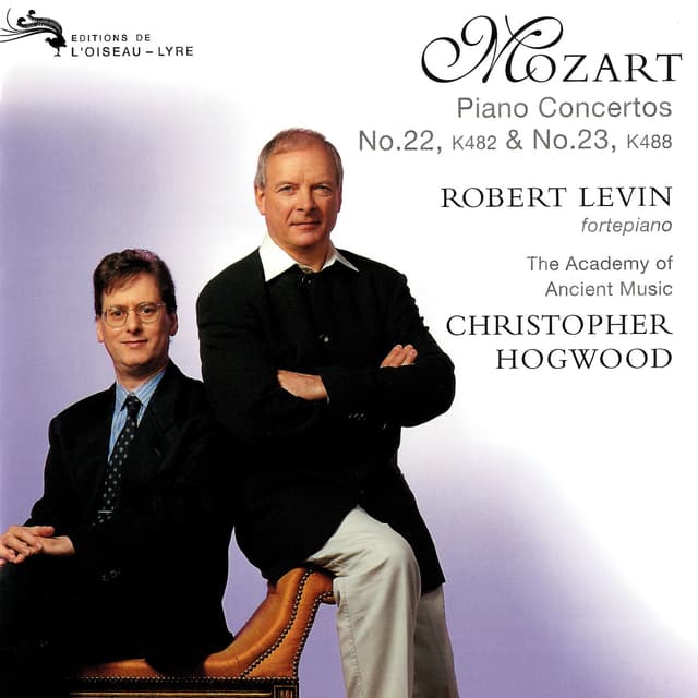 Album cover art for Mozart: Piano Concertos Nos. 22 & 23