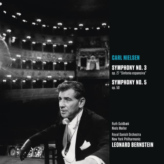 Album cover art for Nielsen: Symphony No. 3, Op. 27 "sinfonia Espansiva"; Symphony No. 5, Op 50