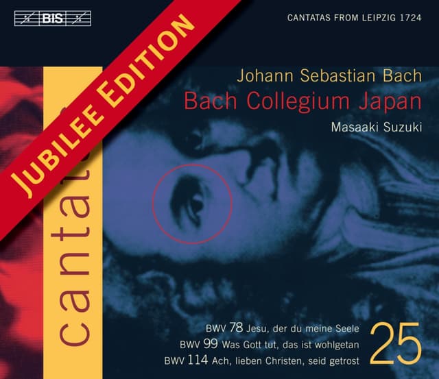 Album cover art for Bach : Cantatas Vol. 25 (BWV 78, 99 and 114)