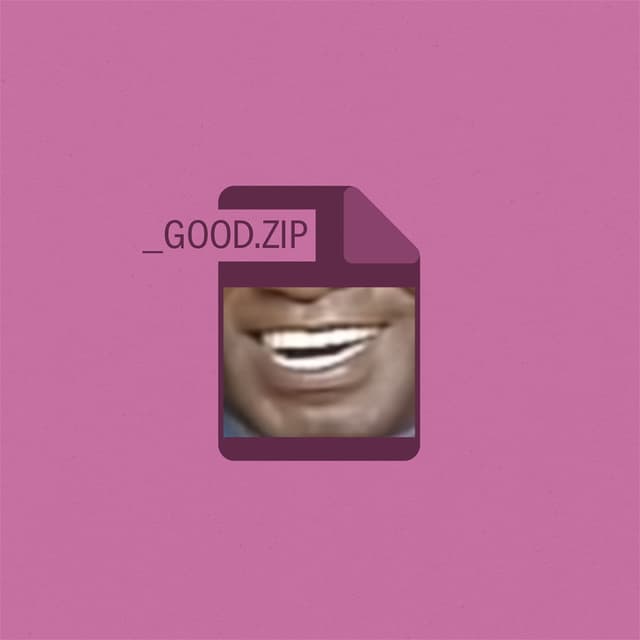 Album cover art for GOOD.zip