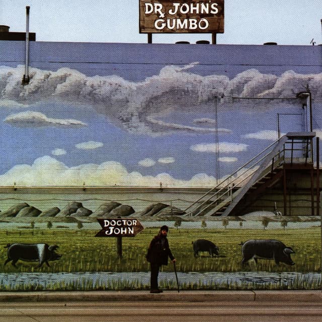 Album cover art for Dr. John's Gumbo