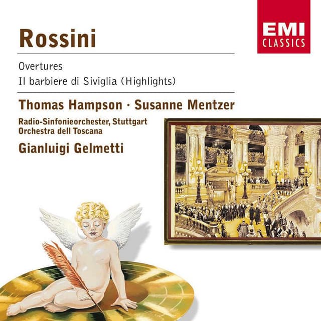 Album cover art for 'encore': Overtures/il Barbiere Di Siviglia (highlights) (us/uk Version)