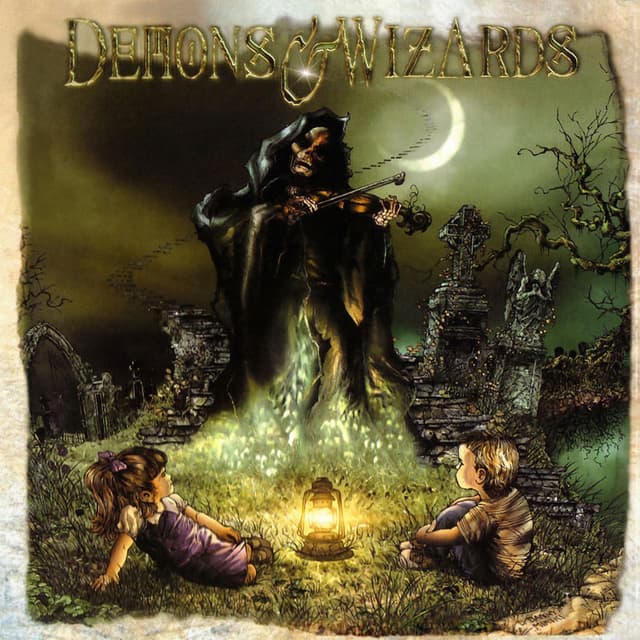 Album cover art for Demons & Wizards
