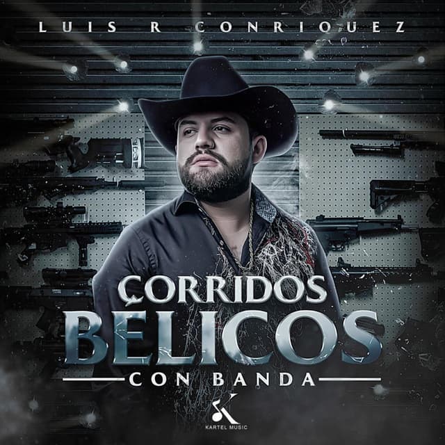 Album cover art for Corridos Bélicos (Con Banda)