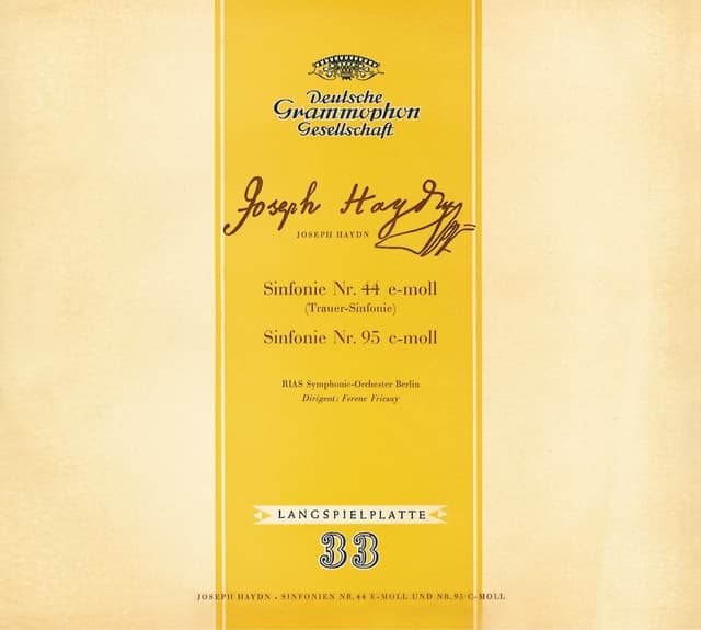 Album cover art for Haydn: Symphonies Nos. 44, 95 & 98