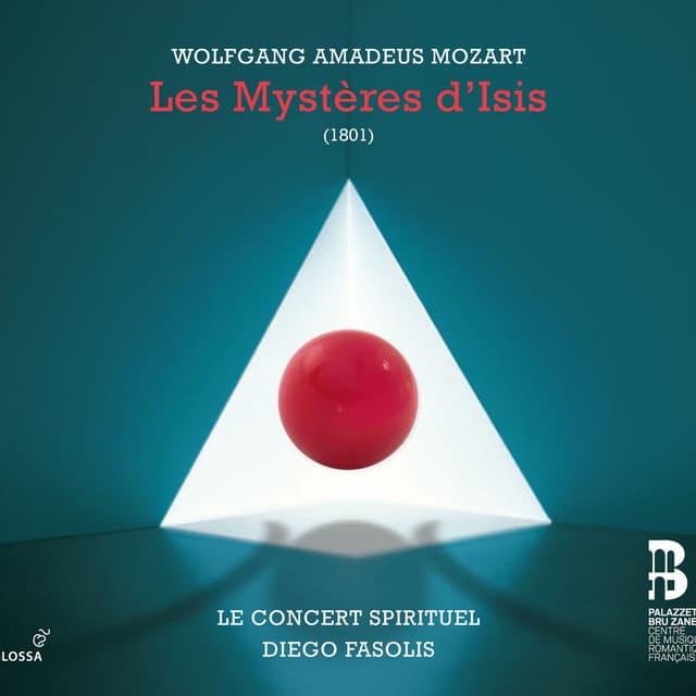 Album cover art for Mozart : les Mystères d'Isis