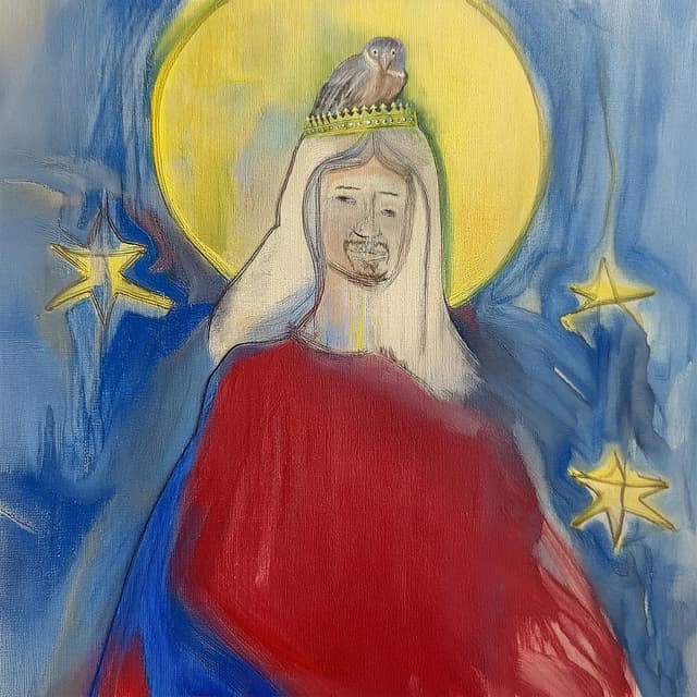 Album cover art for Saint Kim Oki (Holiday Edition)