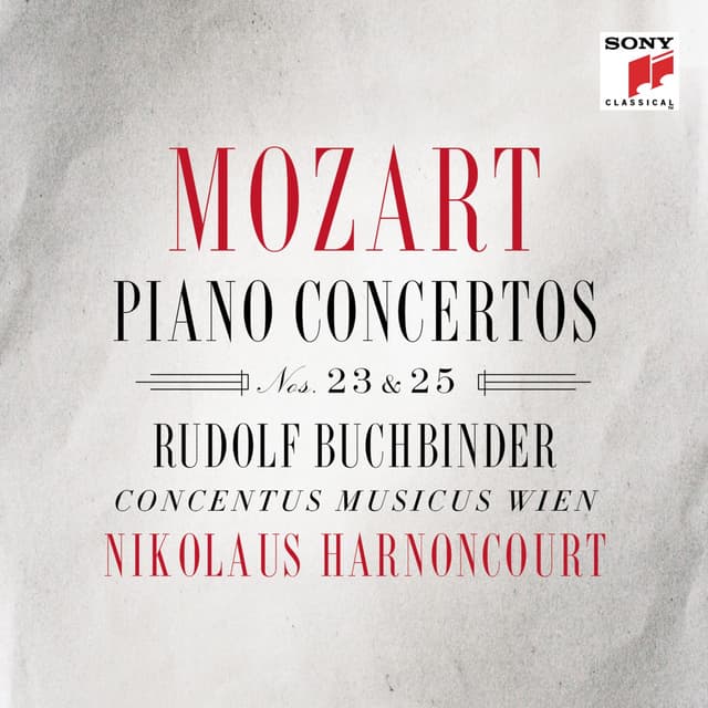 Album cover art for Mozart : Piano Concertos Nos. 23 & 25