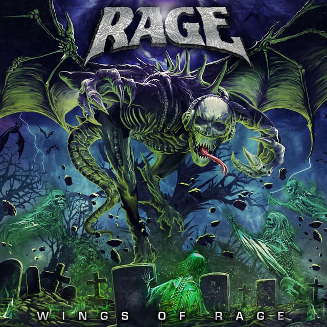Album cover art for Wings of Rage