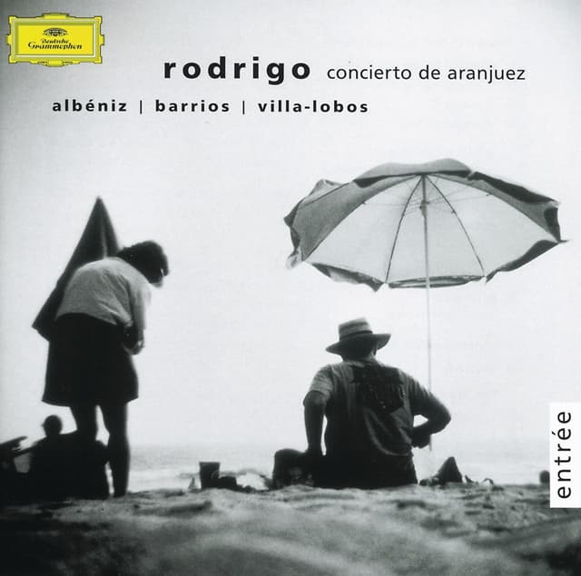 Album cover art for Rodrigo: Concierto de Aranjuez / Albeniz / Barrios / Villa-Lobos
