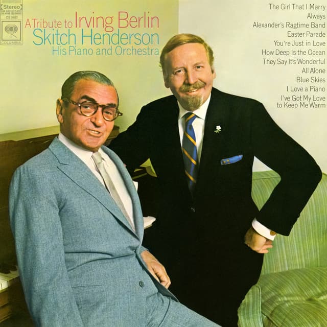 Album cover art for A Tribute To Irving Berlin