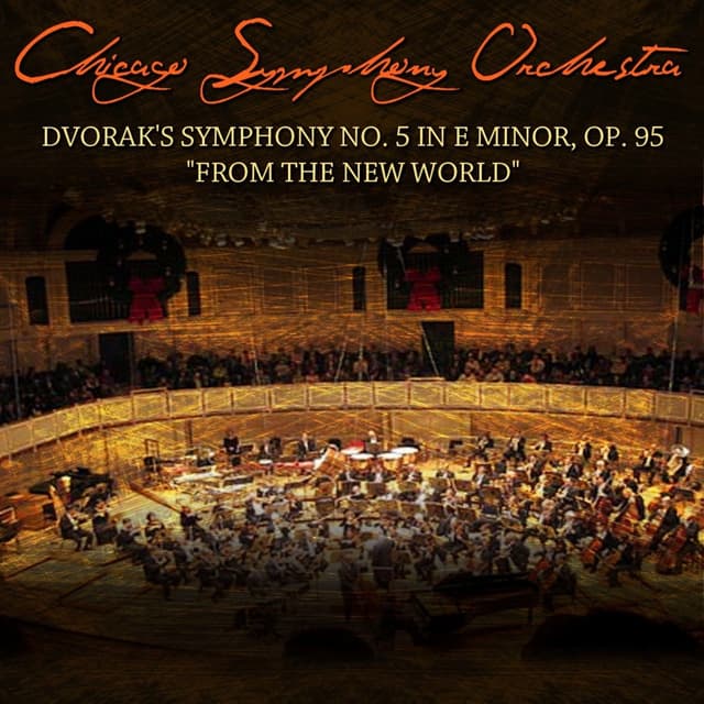 Album cover art for Dvorak's Symphony No. 5 In E Minor, Op. 95 "from The New World"