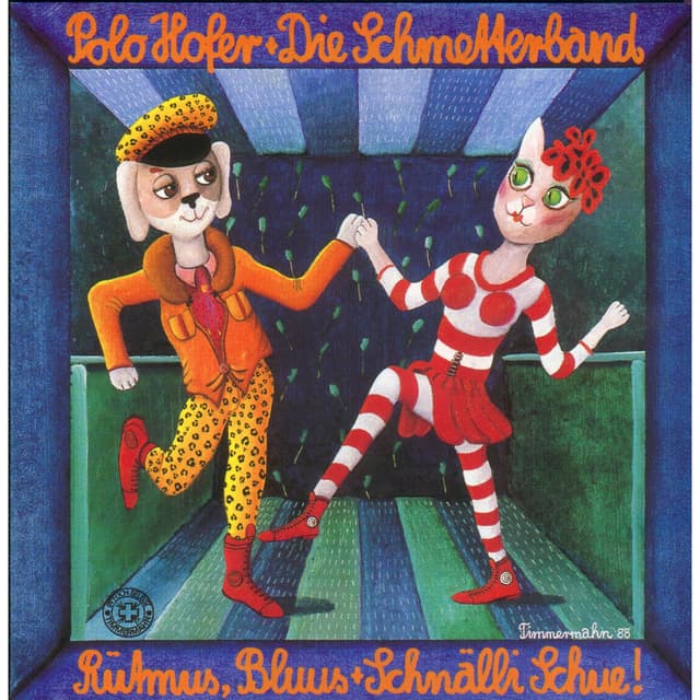 Album cover art for Rütmus, Bluus + Schnälli Schue!