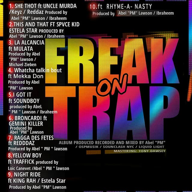 Album cover art for FREAK ON TRAP