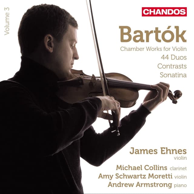 Album cover art for Bartók: Works for Violin and Piano, Vol. 3