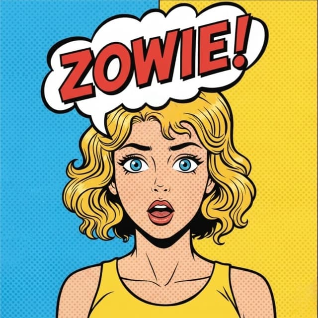 Album cover art for Zowie!