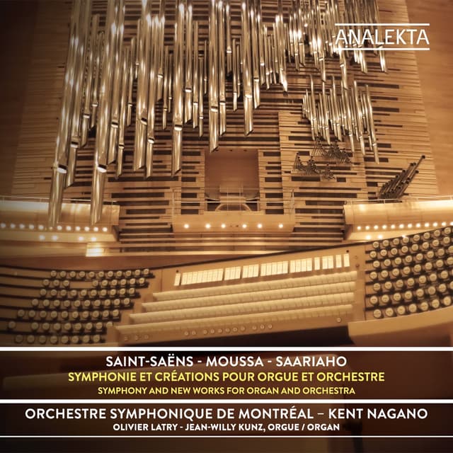 Album cover art for Saint-Saëns - Liszt - Saariaho - Moussa