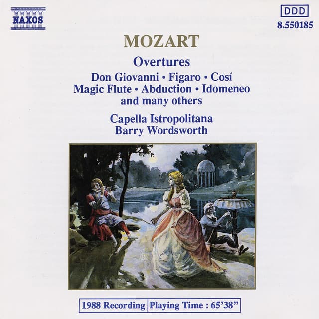 Album cover art for Mozart: Overtures