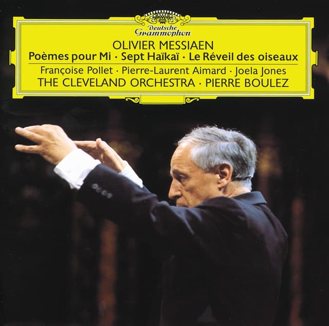 Album cover art for Messiaen : Poèmes Pour Mi - Sept Haïkaï - Le Réveil des Oiseaux