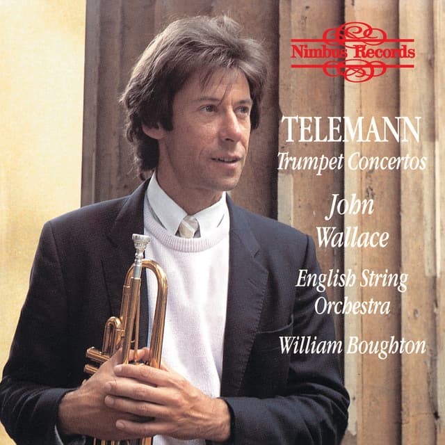 Album cover art for Telemann: Trumpet Concertos