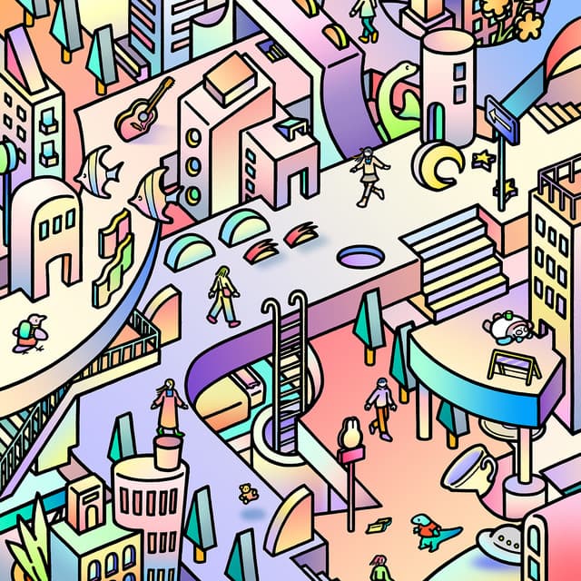 Album cover art for a look front