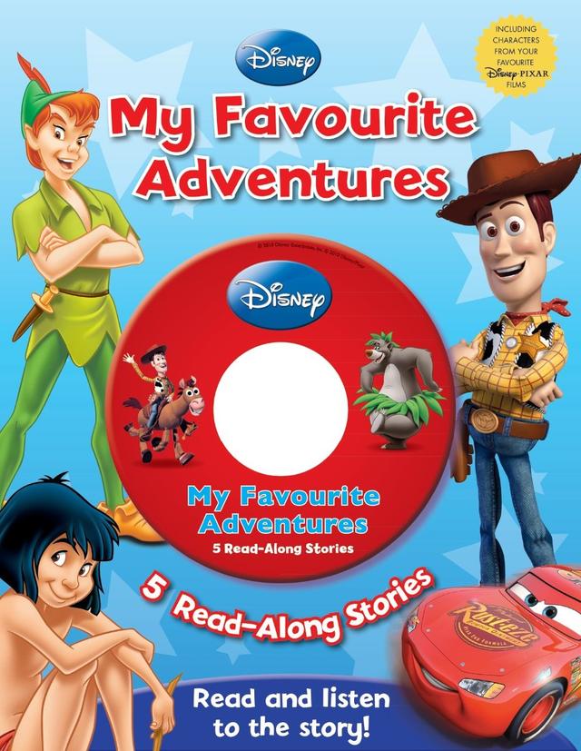 Album cover art for My Favourite Adventures: 5 Read-Along Stories