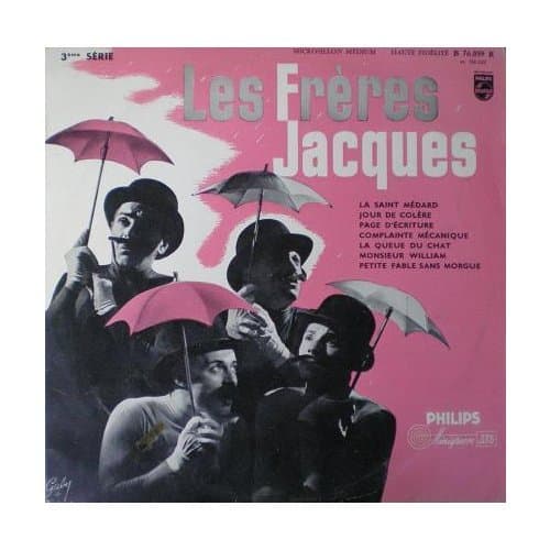 Album cover art for Les Frères Jacques - 3ème Série
