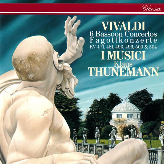 Album cover art for Vivaldi: 6 Bassoon Concertos