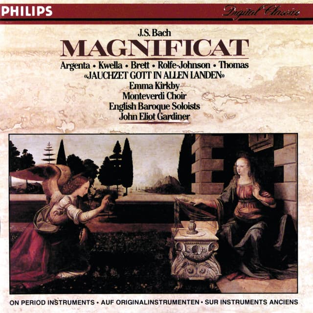 Album cover art for Bach.: Magnificat; Jauchzet Gott in allen Landen, Cantata BWV51