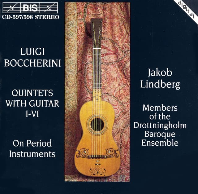Album cover art for Boccherini: Quintets with Guitar I-VI