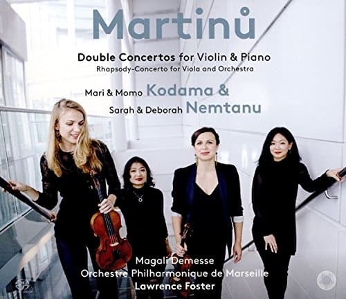 Album cover art for Martinu: Double Concertos for Violin & Piano