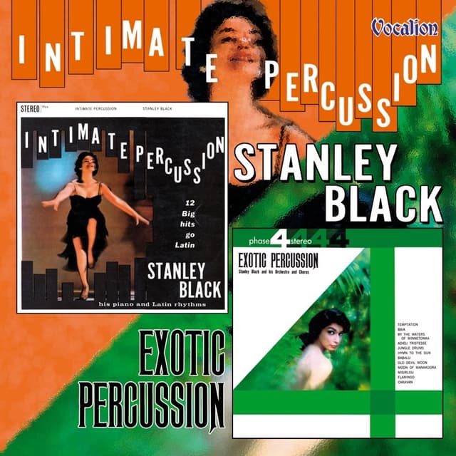 Album cover art for Exotic Percussion / Intimate Percussion