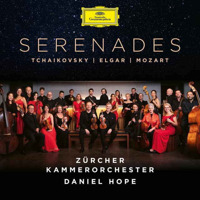 Album cover art for Tchaikovsky - Elgar - Mozart: Serenades