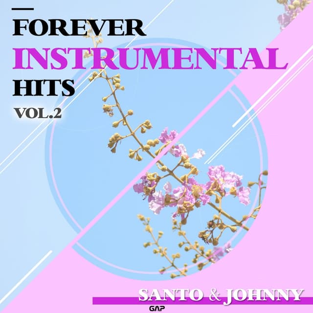 Album cover art for SANTO & JOHNNY - FOREVER INSTRUMENTAL HITS VOL. 2 (산토 앤 조니 감미로운 연주곡)