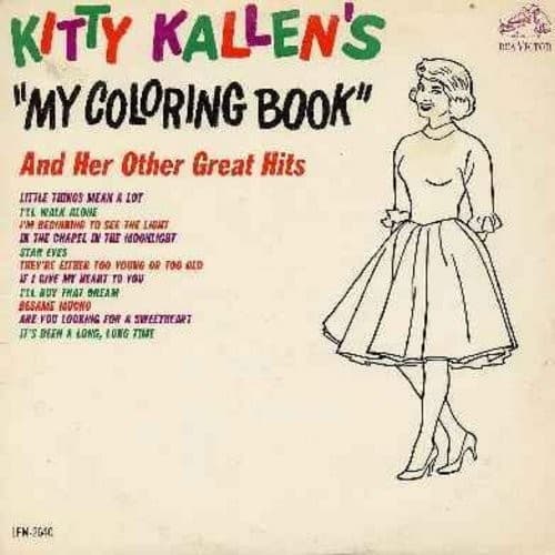 Album cover art for Kitty Kallen's My Coloring Book And Her Other Great Hits