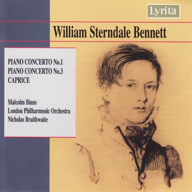 Album cover art for William Sterndale Bennett: Piano Concertos No. 1 & 3