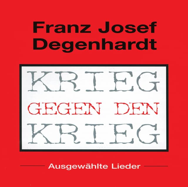 Album cover art for Krieg Gegen Den Krieg