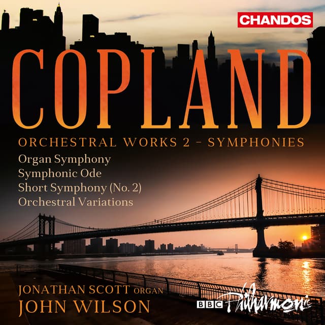 Album cover art for Copland: Orchestral Works, Vol. 2